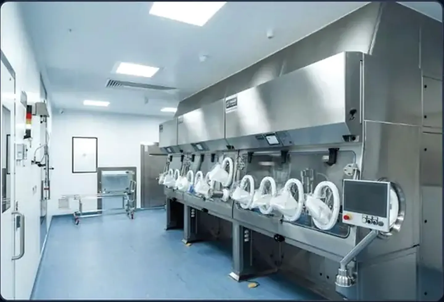 Clean pharmaceutical production facility